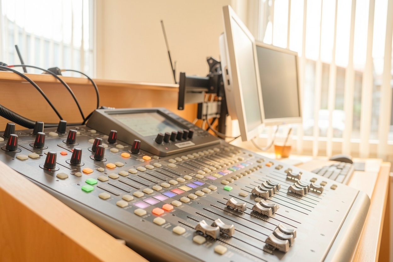 Technik und Mischpult